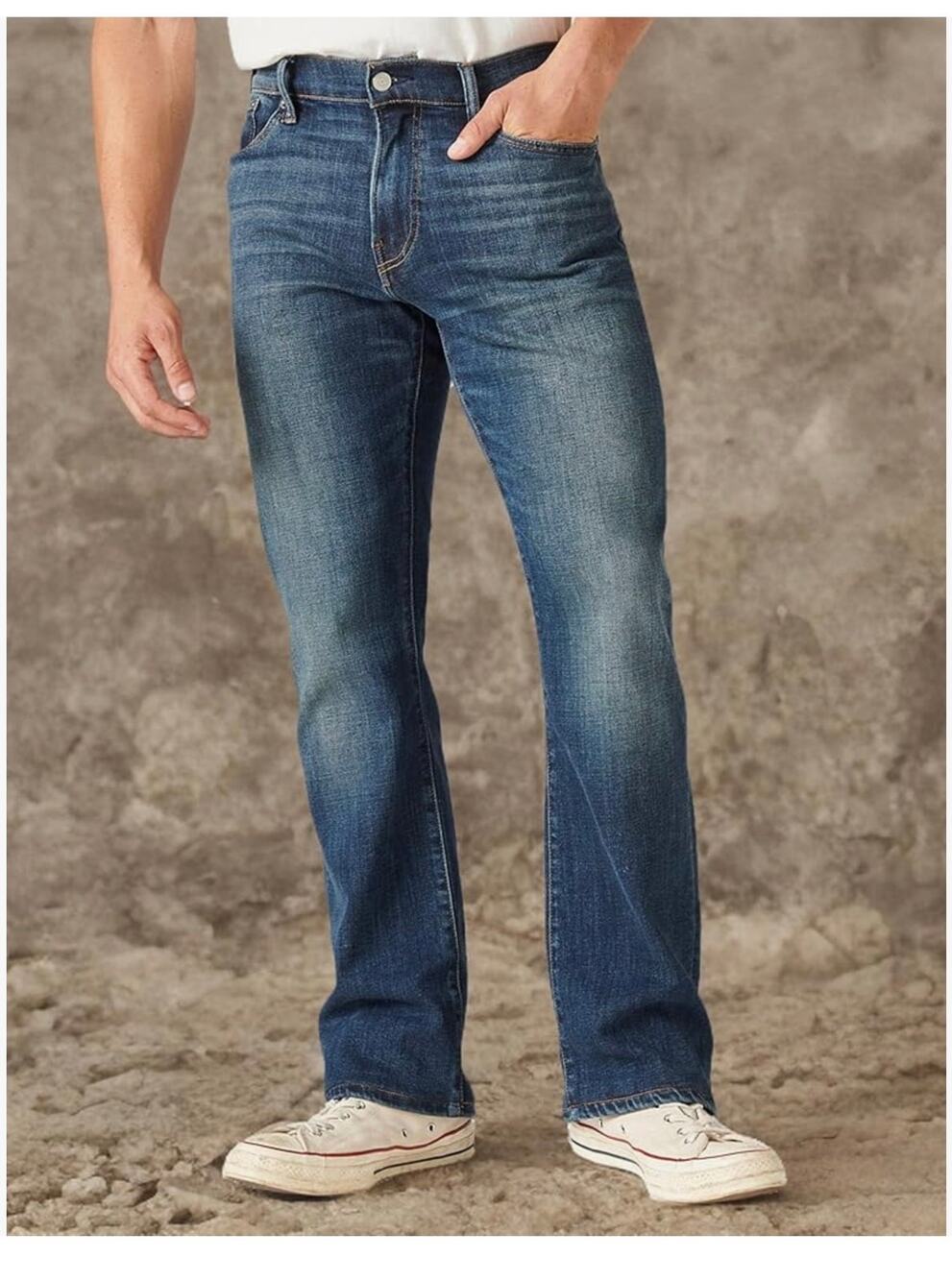 NWT Lucky Brand Easy Rider Bootcut Coolmax Stretch Jeans in Brigden sz 36/32